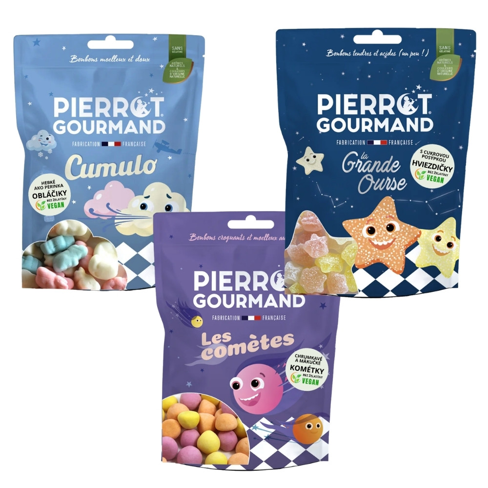 Pierrot Gourmand Vesmírne Trio, Francúzsko, 280g