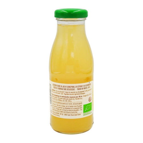 Jardimére BIO Ovocná šťava s hroznom a citrónom, bez cukru a sladidiel, Francúzsko, 0.25l