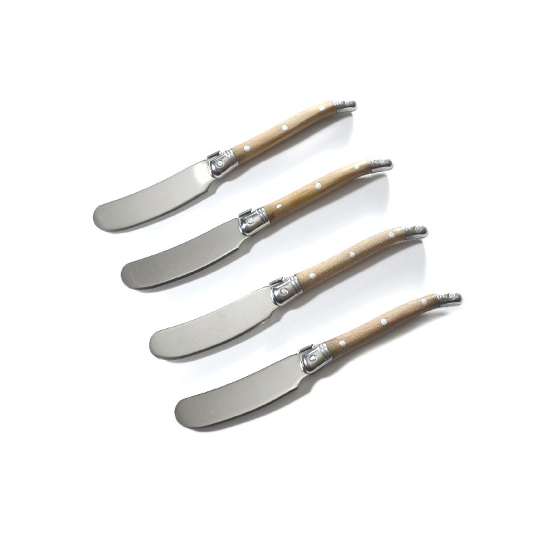 Nožík na paštéty, foie gras a syry s drevenou rúčkou - Laguiole style, 1ks