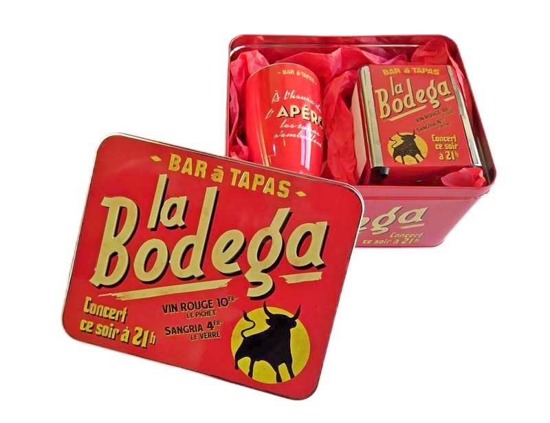 Darčekový set "Bodega 2" v plechovej dóze