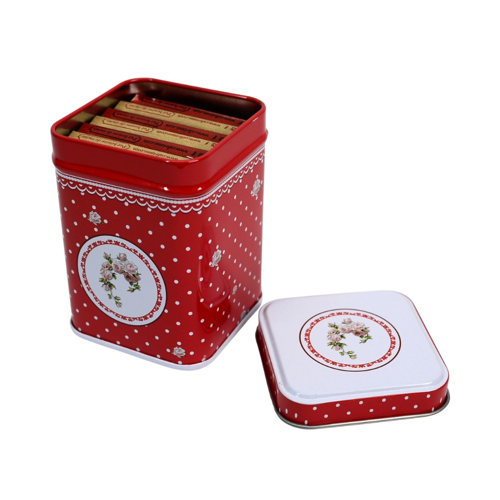 _Darčeková krabička Elegant Red s čokoládkami Cafe Tasse