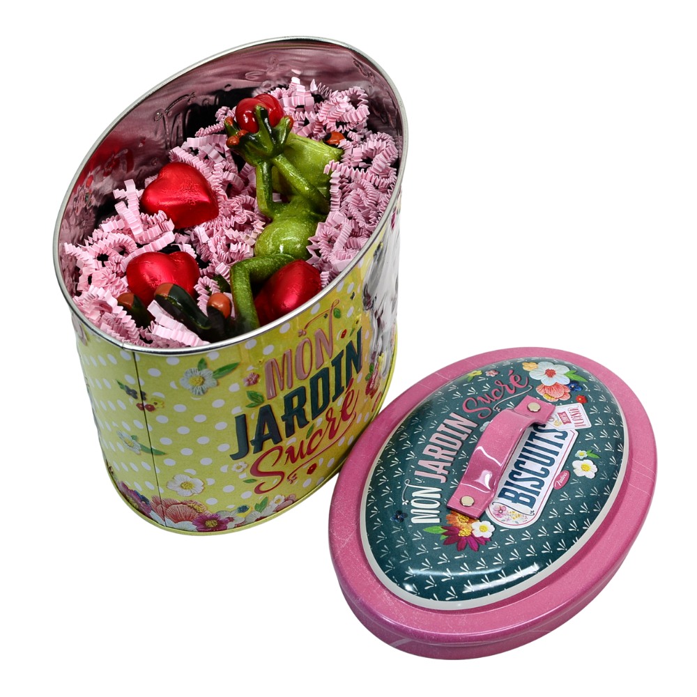 Darček pre ženu - Darčeková krabica so žabiakom so srdiečkom