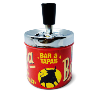 Popolník s poklopom "Bodega" 9x12 cm, plech