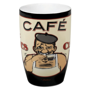 Šálka káva čaj XL "Georges Clounet" 8,5x13 cm - 450ml, porcelán