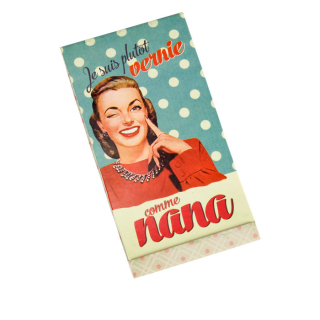 Pilníky na nechty sada "Plutôt vernie comme nana" 12x6 cm, kartón