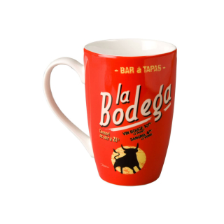 Šálka káva čaj XL "Bodega" 8,5x13 cm - 450ml, porcelán