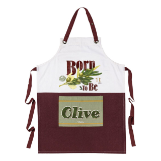 Zástera "Born to be olive" 80x57 cm - 210 g, bavlna