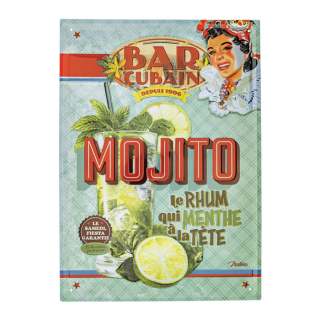 Dekoračná tabuľka L "Mojito" 30x40 cm, plech