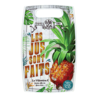 Doska na krájanie "Les jus sont faits" 37 x 23 x H 1,2 cm, plast