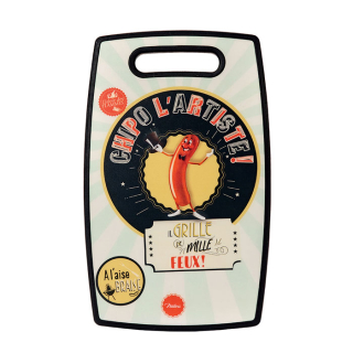 Doska na krájanie "Chipo l'artiste" 37 x 23 x H 1,2 cm, plast