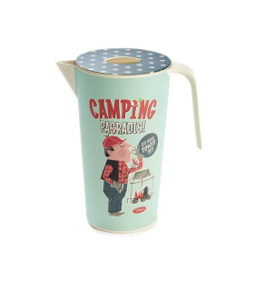 Džbán "Camping pas un radis" D 17,5 x D 12 x H 22,8 cm - 1,7L, bambus