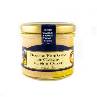 Godard 100% Kačacie pečienky Foie Gras z francúzskeho juhozápadu v bloku, 100g