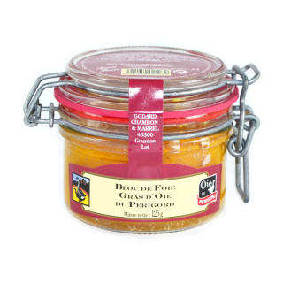 Godard 100% Husacie pečienky Foie Gras z Périgord v bloku, 125g