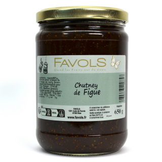 Favols Figové čatní (figový konfit) XXL, Francúzsko, pohár 650g