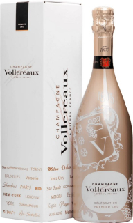 Originálne francúzske šampanské Vollereaux Célébration Premier Cru, suché, 0,75l