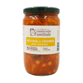 La Conserverie Familiale Zeleninová zmes na kuskus, Francúzsko, pohár 720ml