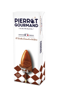 Pierrot Gourmand 10ks Karamelových lízaniek v darčekovej krabičke, Francúzsko 130g