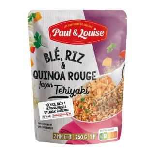 Paul & Louise Pšenica, ryža a quinoa s Teryaki omáčkou, Francúzsko, Doypack 250g