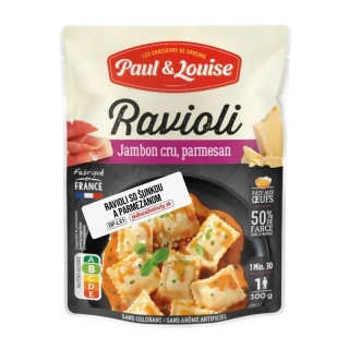 Paul & Louise Ravioli so šunkou a parmezánom, Francúzsko, Doypack 300g