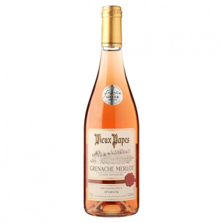 Víno ružové Merlot-Grenache Vieux Papes Francúzsko; 0,75l