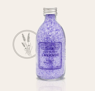 Pilon du Roy Levanduľa revitalizačná soľ do kúpeľa, Francúzsko, 310g