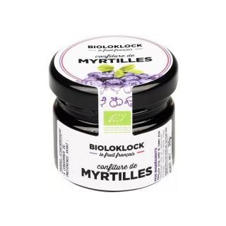 Bioloklock Čučoriedkový džem BIO Premium 60%, Francúzsko, pohár 30g