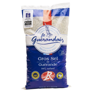 Keltská soľ - Hrubozrnná morská soľ z Guérande, prémiová kvalita Label Rouge, 800g