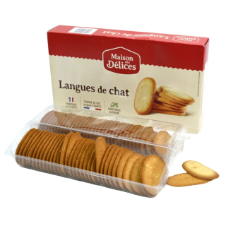 Maison des Délices Chrumkavé vanilkové sušienky ''Mačacie jazýčky'', Francúzsko, 200g