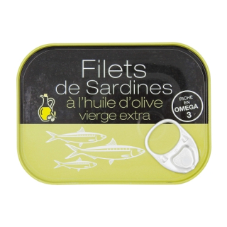 Jardimére Filety sardiniek v extra panenskom olivovom oleji, Francúzsko, 100g