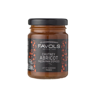 Favols Marhuľové čatní (konfit) s perníkovým korením, Francúzsko, pohár 110g