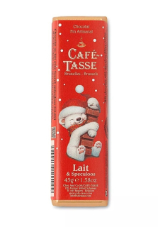 Cafe Tasse Plnená čokoládová tyčinka mliečna so speculoos, Belgicko, 45g