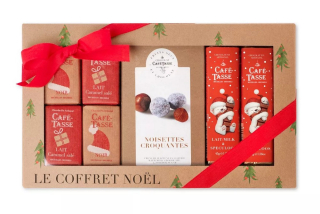 Cafe Tasse Darčeková krabička ''Mix'' čokolád, Belgicko, 314g