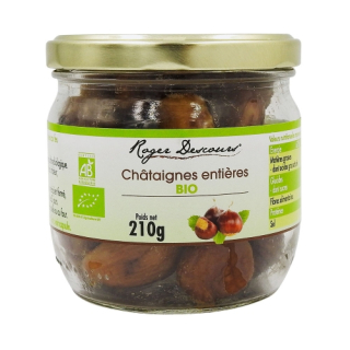 Roger Descours Varené gaštany celé, BIO, Francúzsko, 210g