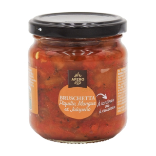 Jardimére Bruschetta salsa s mangom a papričkami piquillo a jalapeňo, Francúzsko, 190g