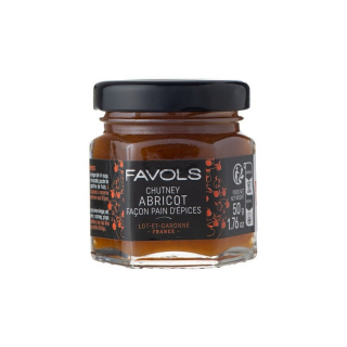 Favols Marhuľové čatní (konfit) s perníkovým korením, pohár 50g