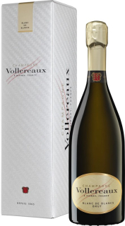 Originálne francúzske šampanské Vollereaux Blanc de Blancs Brut, suché, 0,75l