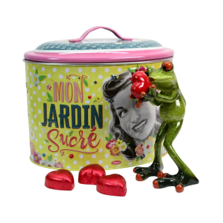 Darček pre ženu - Darčeková krabica so žabiakom so srdiečkom