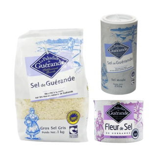Trio Le Paludier Keltská soľ - morská soľ z Guérande