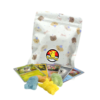Gumené cukríky Pokémon + kartičiky s pokémonmi, 80g