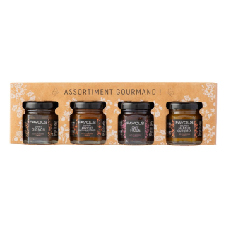 Favols Darčekové balenie 4x čatní, box 200g
