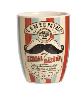 Šálka káva čaj bez ucha "Tumbrel Barbier" 12x8 cm - 400ml, porcelán